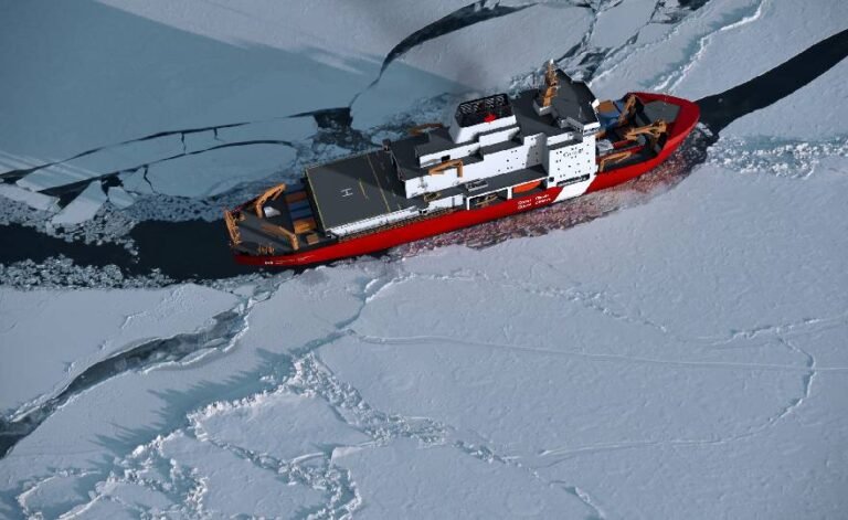 Polar icebreaker - Image credit Seaspan Shipyards