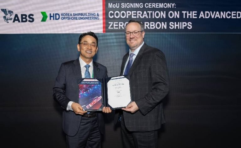 ABS Signs MOU with HD KSOE to Advance Zero-Carbon Ships